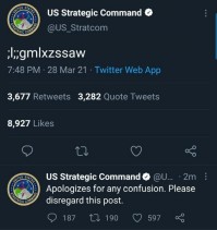 تغريدة “غريبة” من قيادة الجيش الأمريكي تثير “مخاوف”